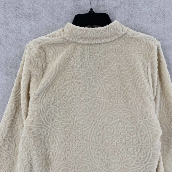 Gorgeous Soft Surroundings Pullover Sweater Top Womens MED Luxe Sherpa Stretch - Picture 8 of 14